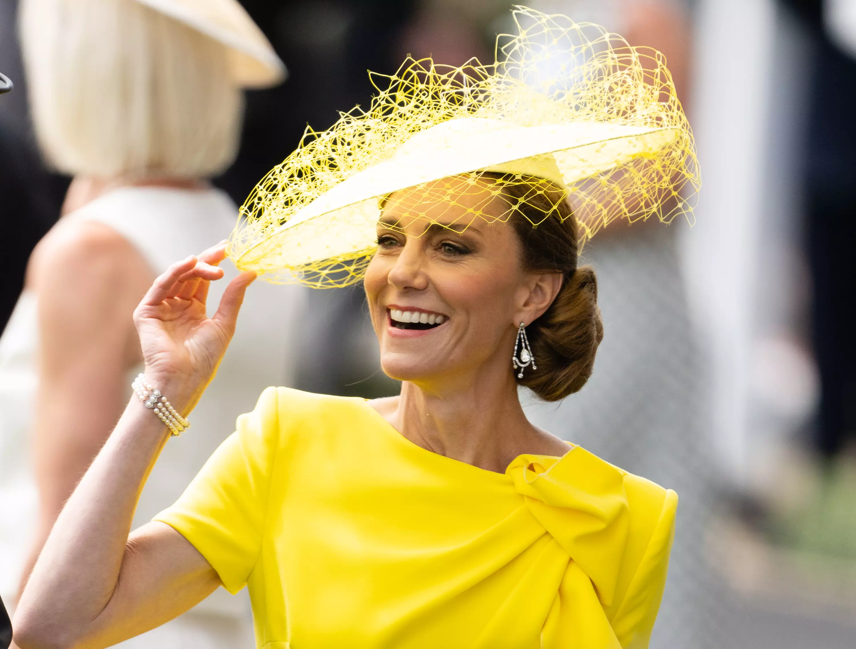 Kate Middleton a strălucit la Royal Ascot. Ținuta galbenă spectaculoasă care a întors toate privirile | GALERIE FOTO